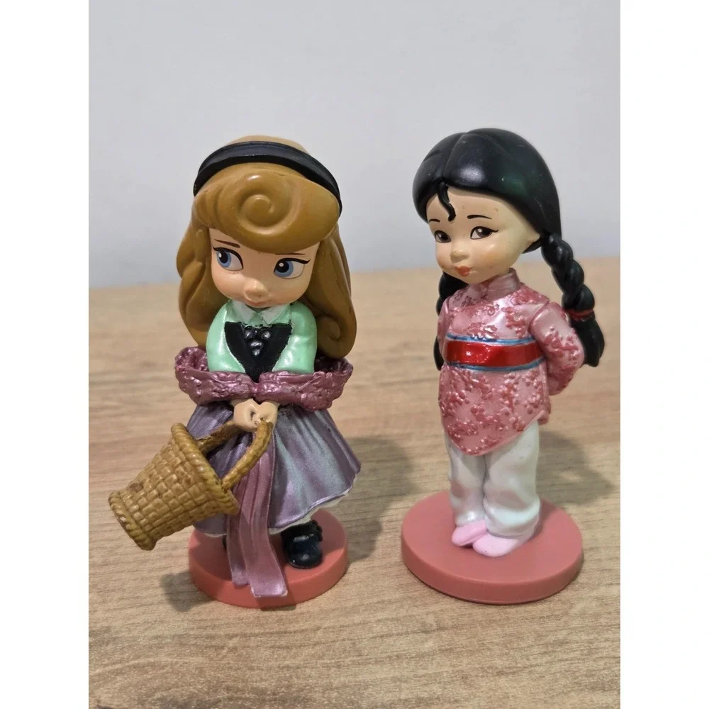Set of 8 Disney Animators Collection Toddler Princess Doll Figures